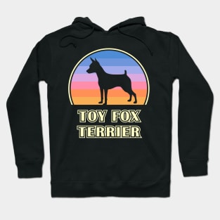 Toy Fox Terrier Vintage Sunset Dog Hoodie